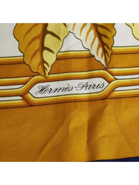 Bufanda Hermès Vintage dorado