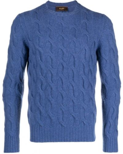 Пуловер Moorer синьо