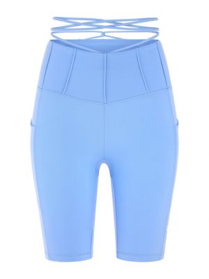 Skinny fit sportiniai šortai Guess mėlyna