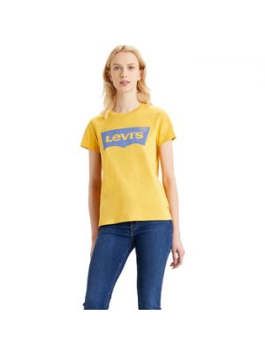 T-shirt Levi's, żółty