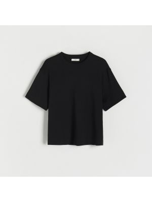 Reserved - Tricou din jerseu -  - Negru