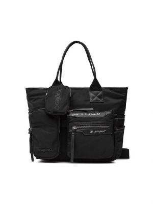Τσάντα shopper Desigual μαύρο