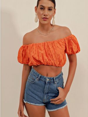 Блуза Bigdart оранжево