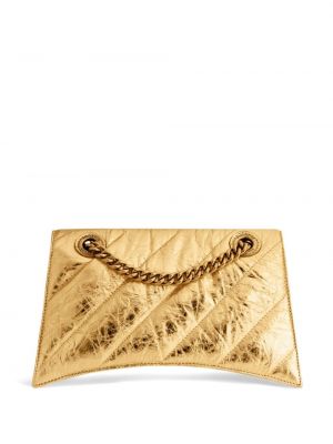 Prošívaná kabelka Balenciaga zlatá