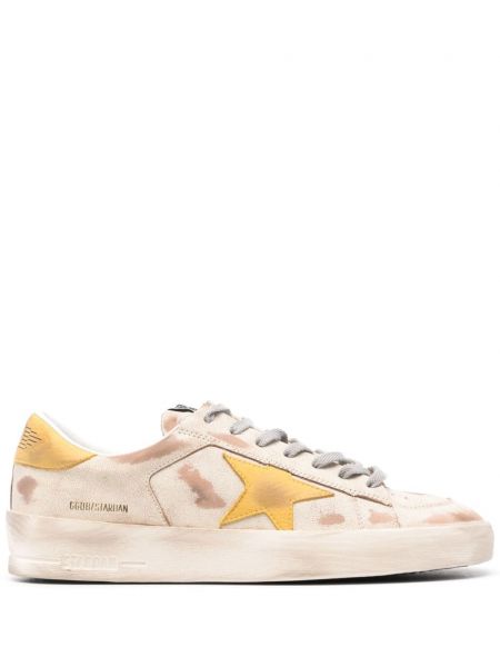 Leder sneaker Golden Goose gold