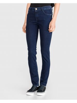 Priliehavé džínsy s rovným strihom Trussardi Jeans modrá
