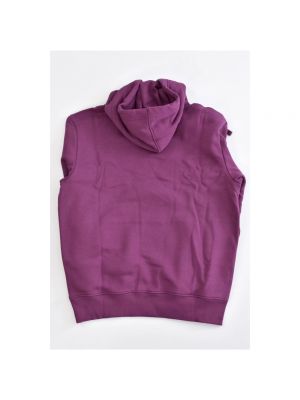 Sudadera con capucha con estampado Calvin Klein violeta