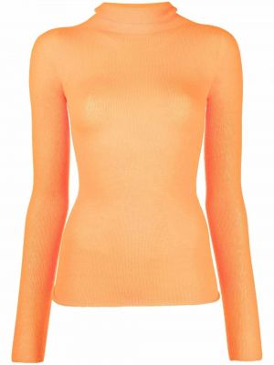 Jersey de punto de cuello vuelto de tela jersey Philosophy Di Lorenzo Serafini naranja