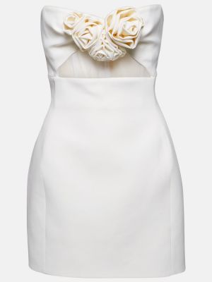 Mini vestido de lana Magda Butrym beige