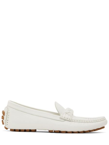 Læder loafers Gianvito Rossi hvid