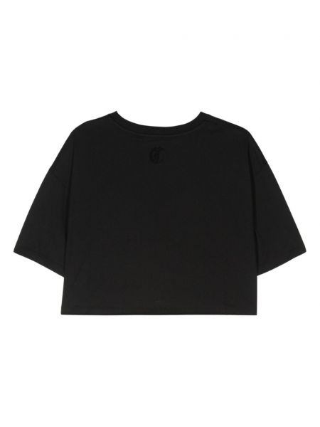 T-shirt en coton Just Cavalli noir