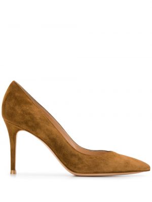 Pumps med spetsig tå Gianvito Rossi brun