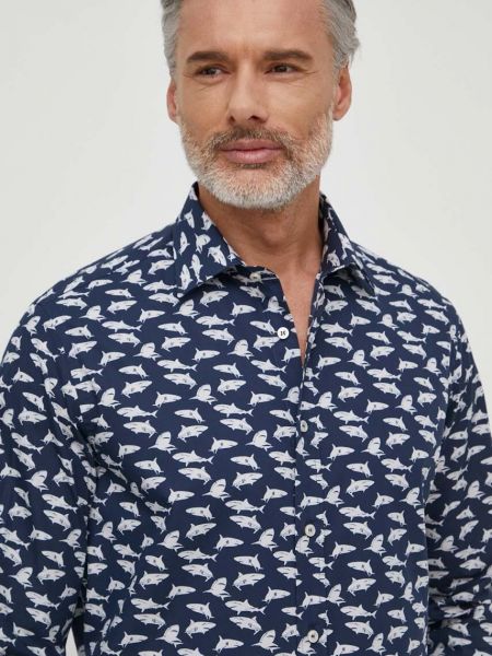 Pamučna košulja Paul&shark plava