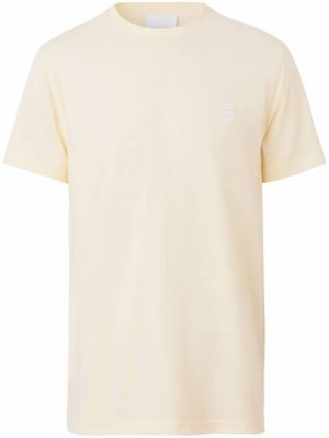 Brodert t-skjorte Burberry gul