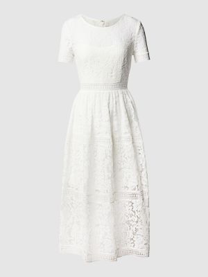 Sukienka z krótkim rękawem Apart Glamour biała