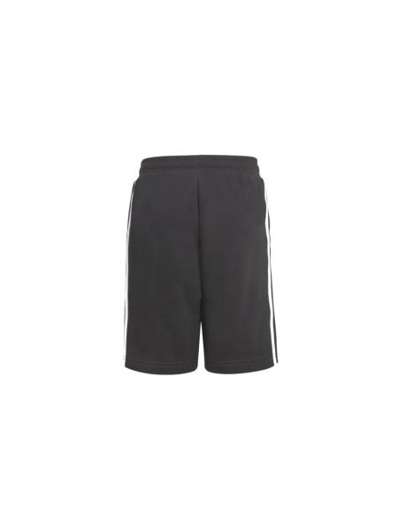 Pantalones cortos deportivos a rayas Adidas Originals negro
