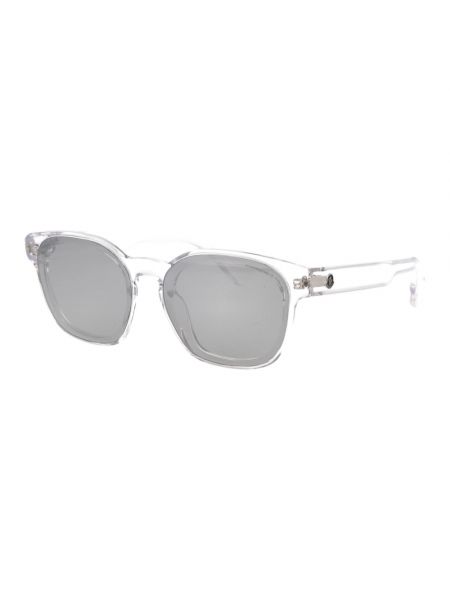 Okulary przeciwsłoneczne Moncler białe