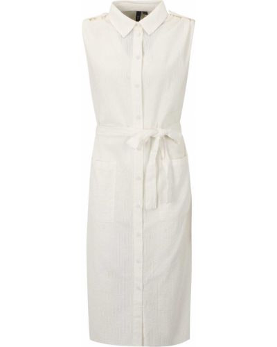 Памучна рокля тип риза Y.a.s Tall бяло