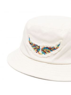 Bavlněný klobouk Zadig&voltaire bílý
