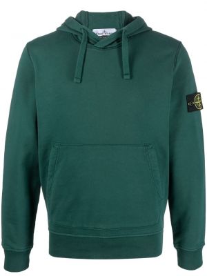 Hoodie Stone Island grön