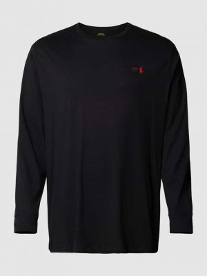 Koszulka z długim rękawem Polo Ralph Lauren Big & Tall czarna
