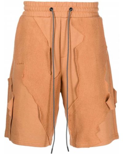 Bermuda kratke hlače Mostly Heard Rarely Seen oranžna