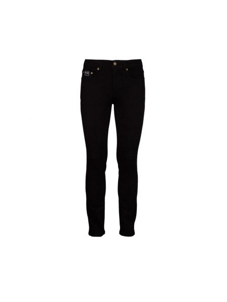 Einfarbige skinny jeans Versace Jeans Couture schwarz