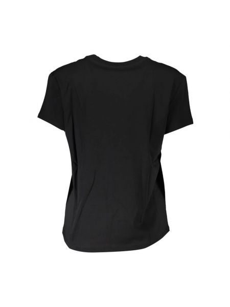 Camiseta de algodón de cuello redondo Patrizia Pepe negro
