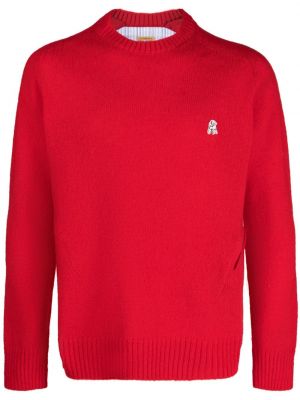 Вълнен пуловер Undercover червено
