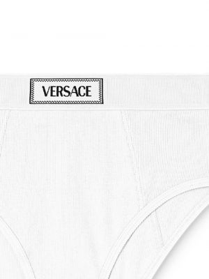 Pantalon culotte Versace blanc