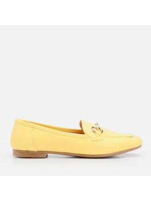 Pantofi loafer fără toc Yaya By Hotiç galben