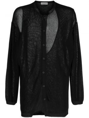 Strickjacke Yohji Yamamoto schwarz