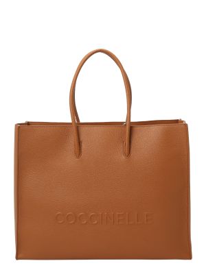 Nákupná taška Coccinelle hnedá
