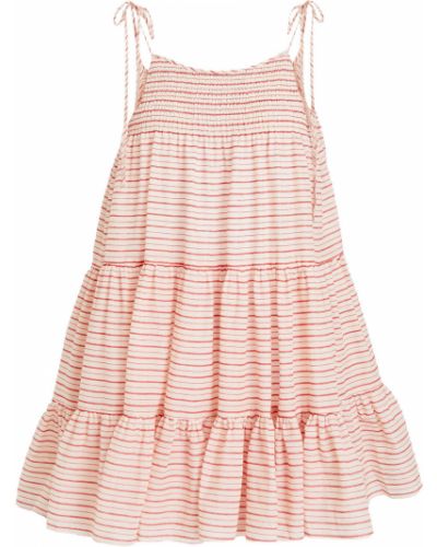 Sukienka mini bawełniana w paski Solid & Striped