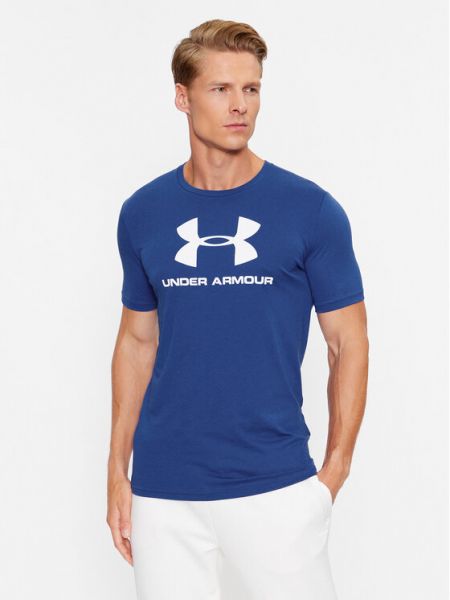 Relaxed тениска Under Armour синьо