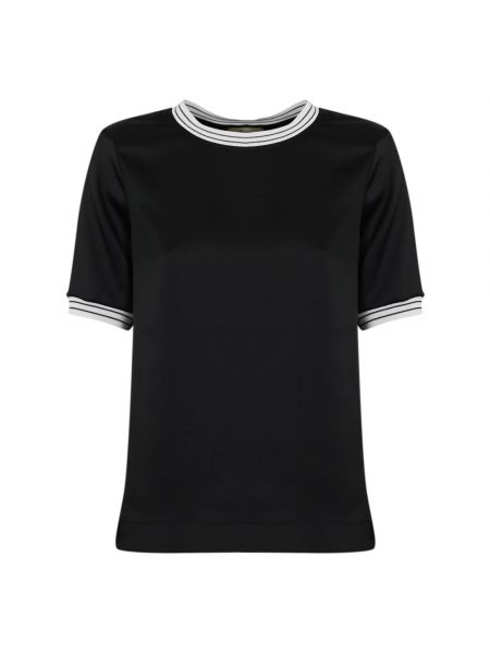 T-shirt mit kurzen ärmeln Herno schwarz