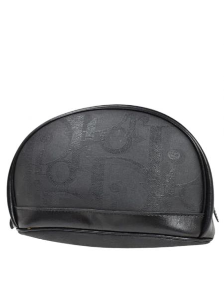 Retro clutch aus baumwoll mit taschen Dior Vintage schwarz