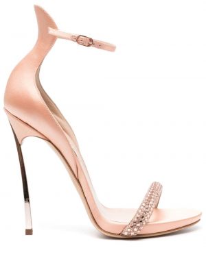Satīna sandales Casadei rozā