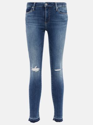 Skinny fit džínsy Ag Jeans modrá