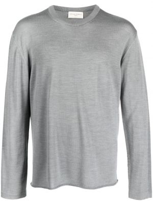 Pletený sveter Officine Générale sivá
