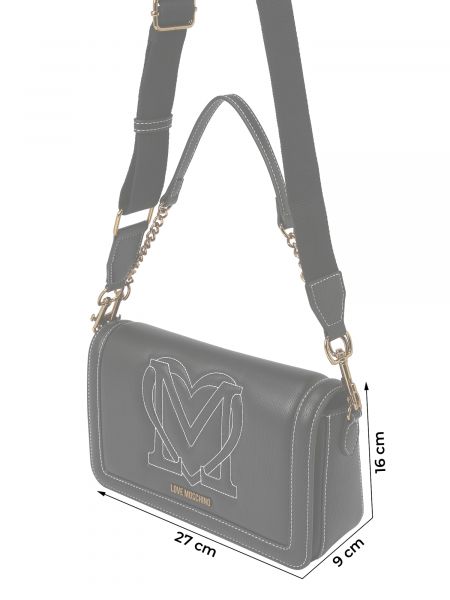 Τσάντα με μοτίβο καρδιά Love Moschino