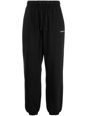 Pantalon de joggings brodé Calvin Klein noir