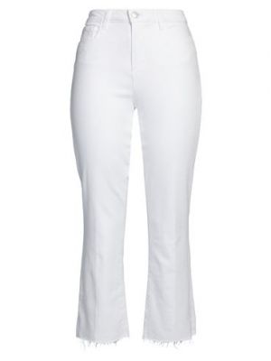 Jeans di cotone L'agence bianco