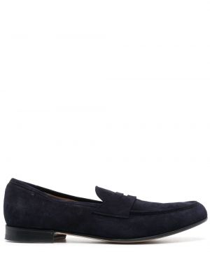 Pantofi loafer din piele de căprioară Lidfort albastru