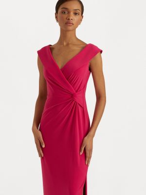 Вечернее платье Lauren Ralph Lauren розовое