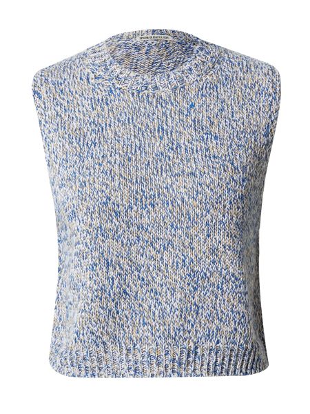 Ľanový priliehavý sveter bez rukávov Drykorn