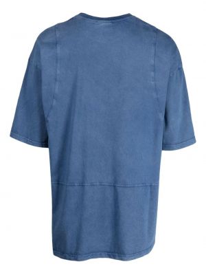 T-shirt mit print Mauna Kea blau