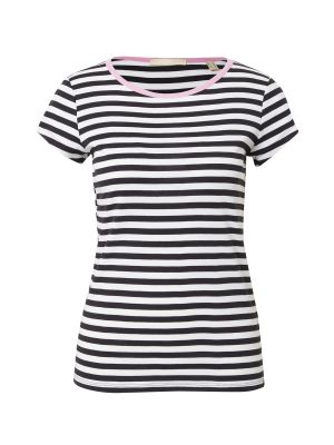 Pruhované bavlnené priliehavé tričko Edc By Esprit