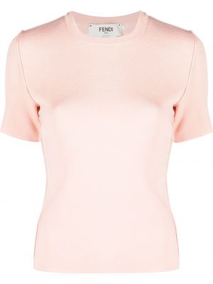 Тениска Fendi розово