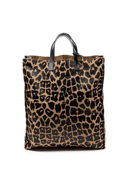 Shopper torbica s printom s leopard uzorkom Fendi Pre-owned
